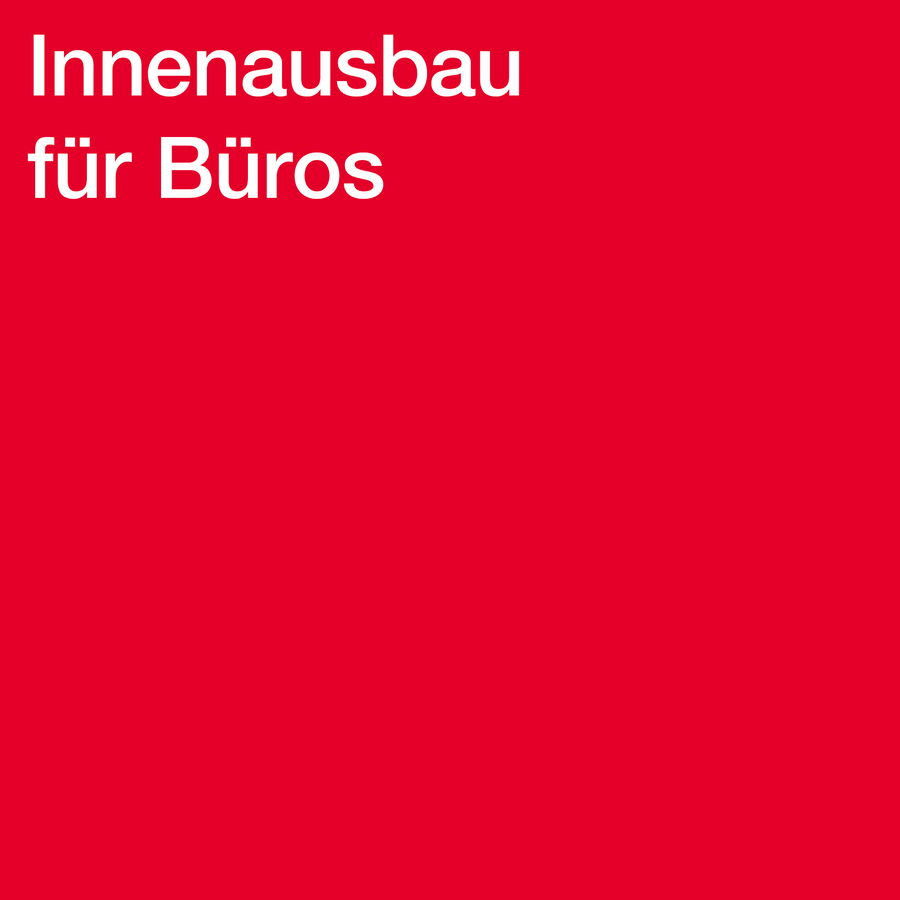 <p>Innenausbau für Büros</p>